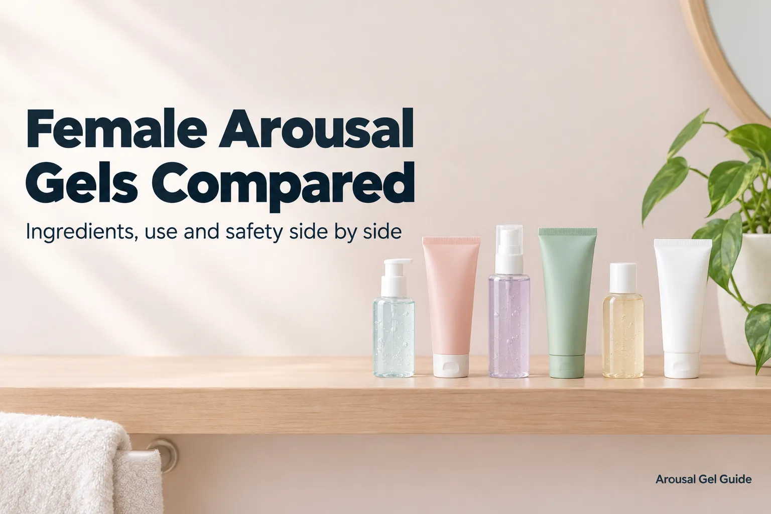 12 Best Female Arousal Gels Compared by Ingredients, Use and Safety
